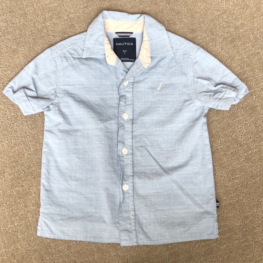 Kids collared button up shirt